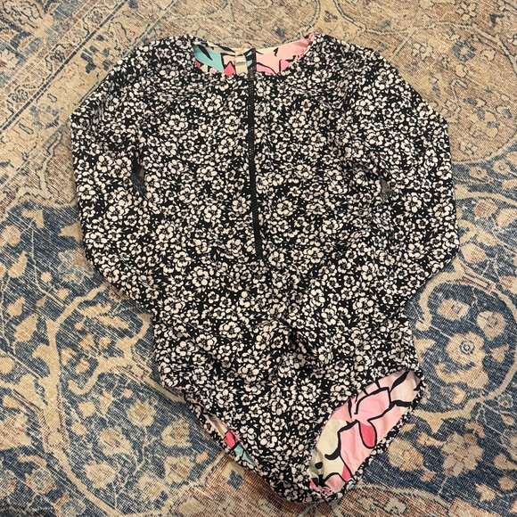 Maaji Reversible Floral Zip-Up Swimsuit - Picture 3 of 3